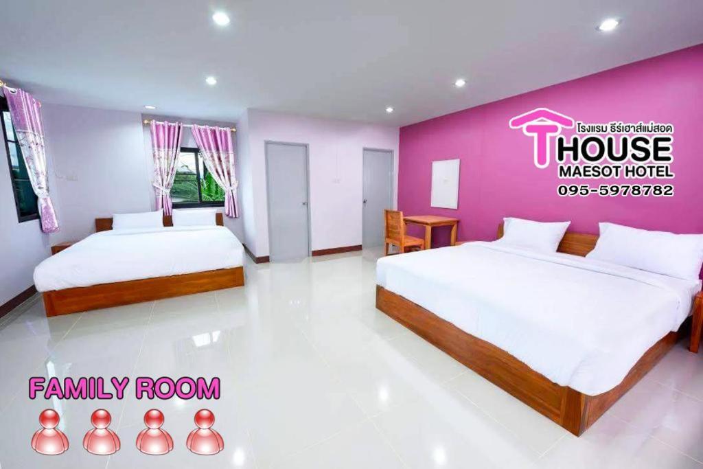 T. House Hotel Mae Sot Exterior foto